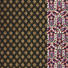 Printed Quilted Cotton JAKLYNN 1B / JAYCO 2B Ecru / Anthracite